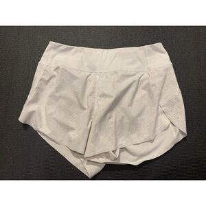 ATHLETA Run With It 3" Short in White‎ Python Size Small Womens Activewear